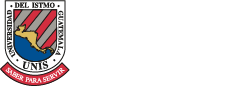 Escudo y logotipo de la Universidad del Istmo, UNIS, con el lema Saber para servir