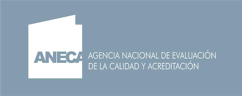 Logotipo de la ANECA, Agencia Nacional de Evaluación de la Calidad y Acreditación: educación virtual de UNIS acreditada